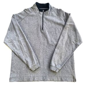 BULLOCK & Jones Gray Quarter-Zip  Pullover Jacket